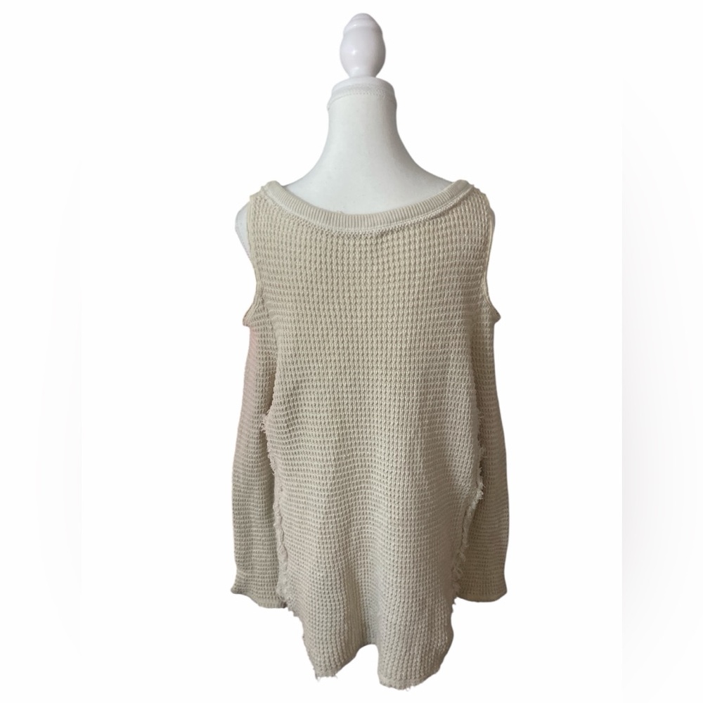 Free People - Moonshine V Cold Shoulder Kint Sweater - Picture 4 of 12